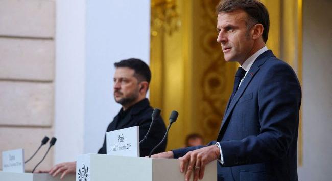 Macron bejelentette az ukrán fegyveres erők teljes helyreállítását a tűzszünet aláírása után