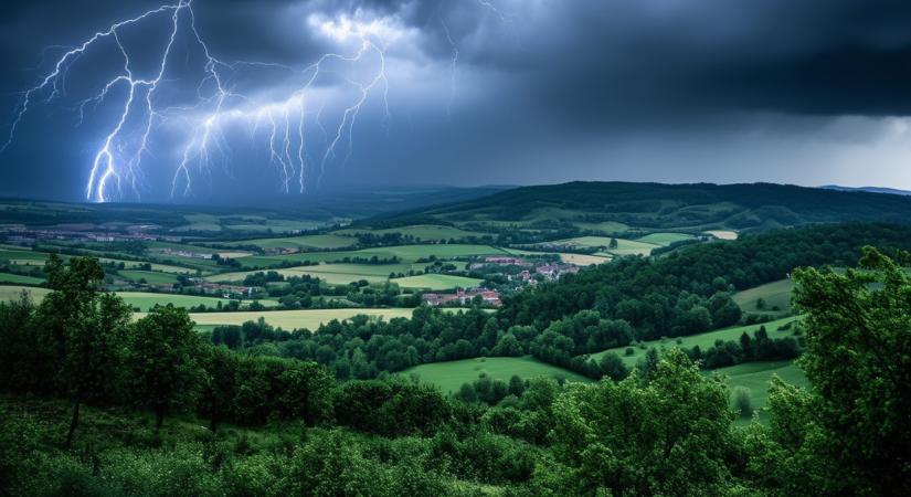 Videón a Magyarországot letaroló ítéletidő: jégeső csapott le több helyen