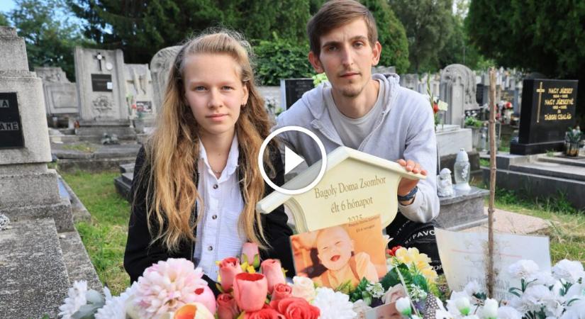 Eltemették az édesapát, aki kisbabája után halt meg: egy sírba kerültek Zsombikával