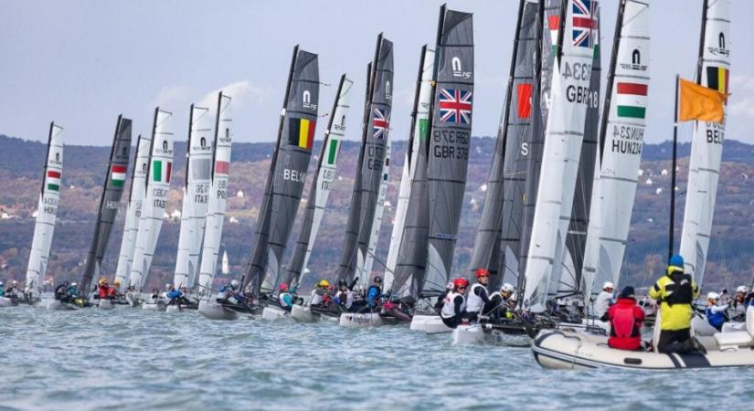 A magyar Nacra 15 utánpótlás katamarán flotta megérkezett az élvonalba