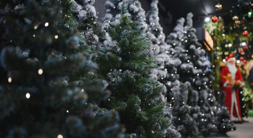 2025-ben a sláger karácsonyfa havas, 3D-s, és világítós – ilyen árakra számíts Kecskeméten