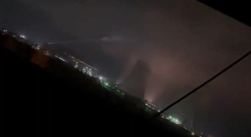 Videó: ukrán támadás okozott hatalmas robbanást egy donyecki hőerőműben
