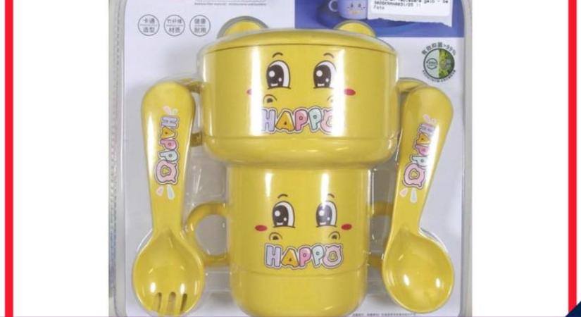 Veszélyes gyerek étkészletet hívott vissza a hatóság