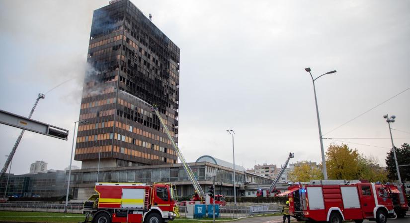 Lángokba borult Zágráb nevezetessége – videók