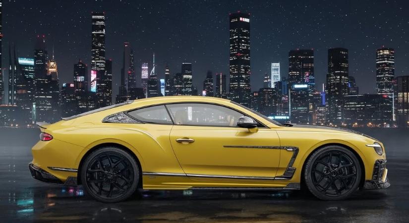Sárga feltűnő banánná tuningolt egy Bentley-t a Mansory