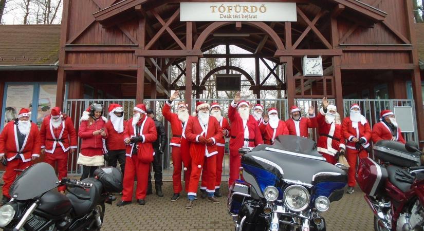 Mikulás motorozás 2025 Hévíz