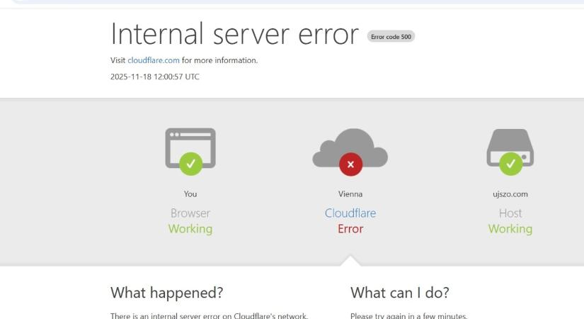 Leállt a fél internet, így portálunk is – a háttérben a Cloudflare hibája van