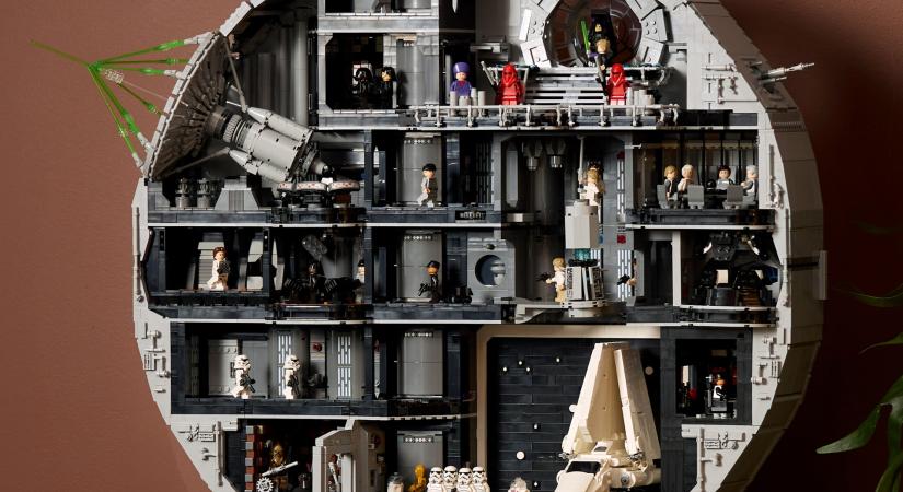 Most méretes kedvezménnyel vásárolható meg a LEGO Halálcsillag, amit minden Star Wars-rajongónak meg kell építenie egyszer