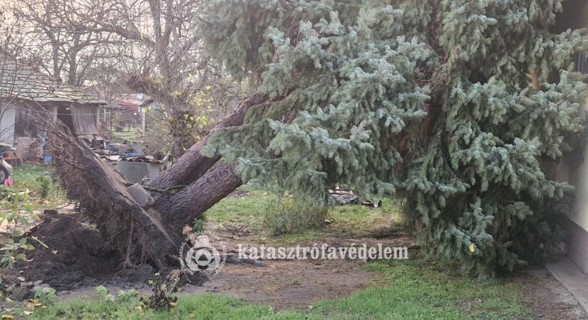 Tizenhét települést érintett a hétfői vihar