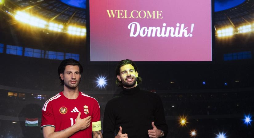 Viaszszobrot kapott Szoboszlai Dominik