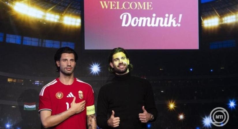 Először állt a nyilvánosság elé Szoboszlai a Madame Tussauds Budapest épületében