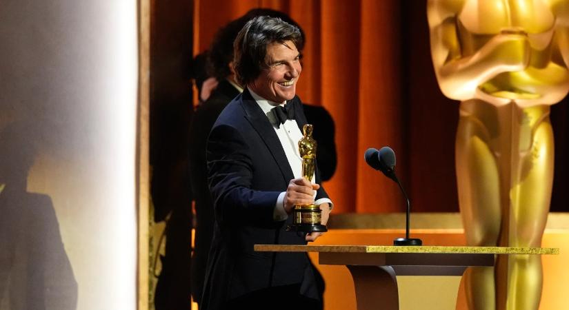 Tom Cruise végre Oscar-díjat kapott