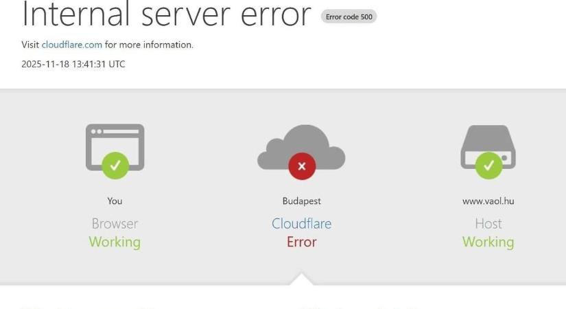 Miért állt le a fél internet? - A vaol is elérhetetlen volt órákon át