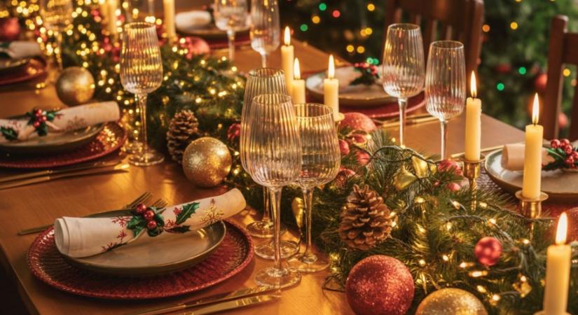 5 hiba ami tönkreteheti a karácsonyt – így dekoráld az ünnepi asztalt