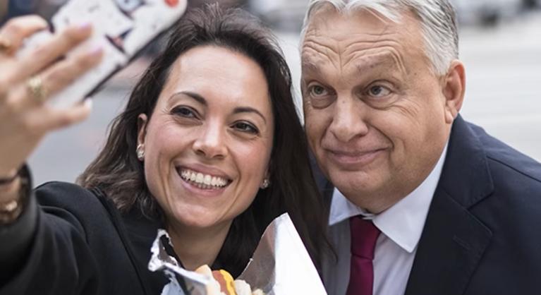 Orbán Viktor belekóstolt az amerikai életérzésbe, hot dogozni vitte a lányát