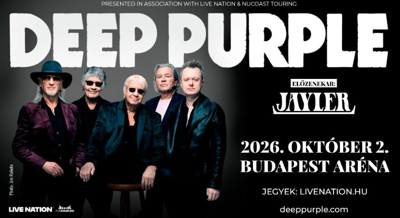 A Deep Purple nem nyuggerkedik: októberben Budapesten is buliznak egyet