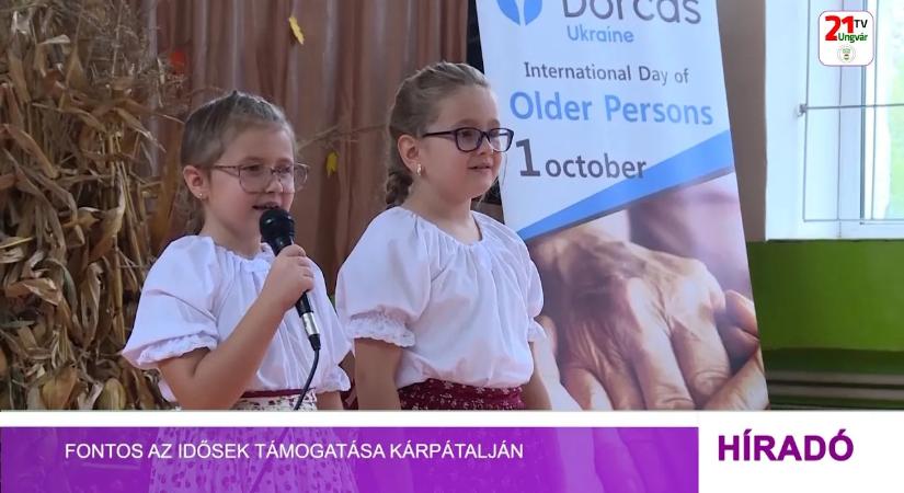 Fontos az idősek támogatása Kárpátalján (videó)