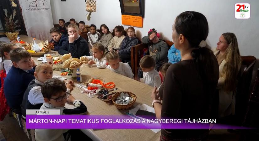 Aktuális (2025.11.18) - Márton-napi tematikus foglalkozás a Nagyberegi Tájházban (videó)