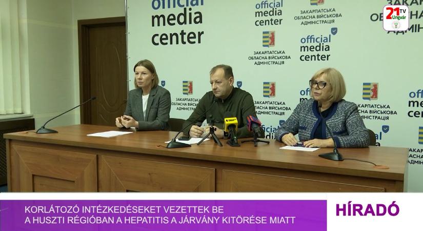 Korlátozó intézkedéseket vezettek be a huszti régióban a hepatitis a járvány kitörése miatt (videó)