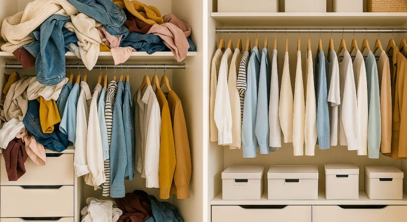 Rend a szekrényben és a lélekben