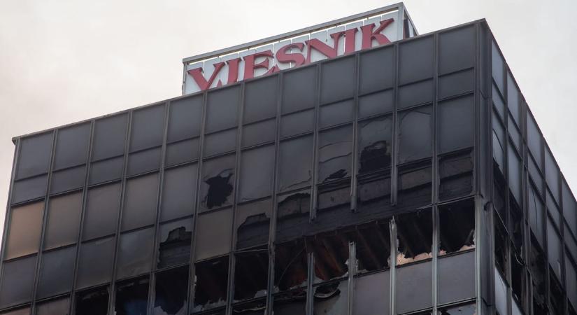 Majdnem egy napig lángokban állt Zágráb híres felhőkarcolója