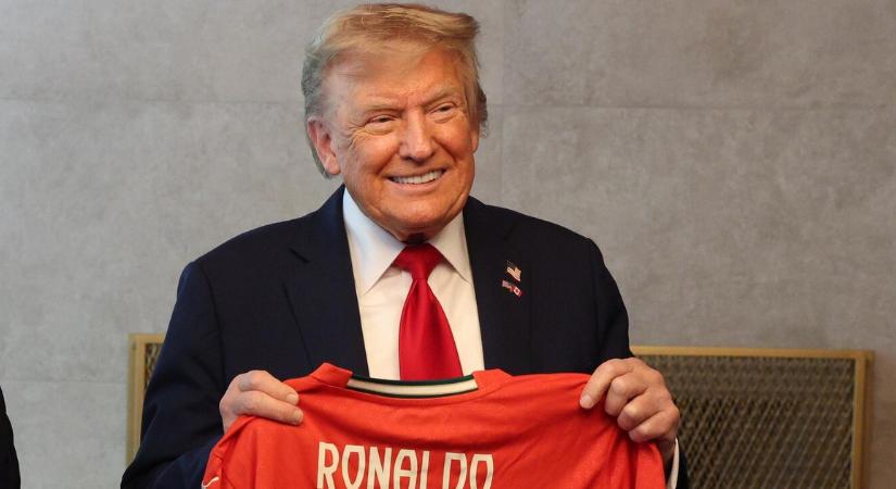 A Fehér Házban fogadja Donald Trump Christiano Ronaldót