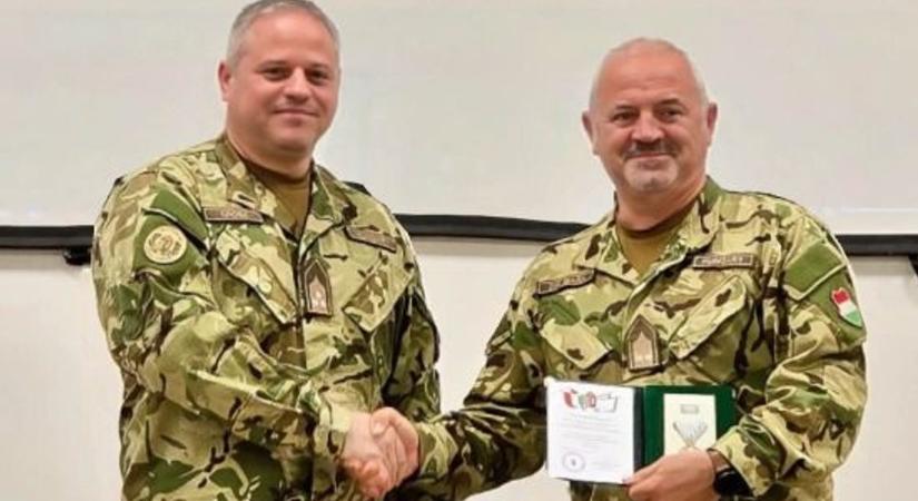 Rangos díjat kapott dr. Baán Mihály alezredes