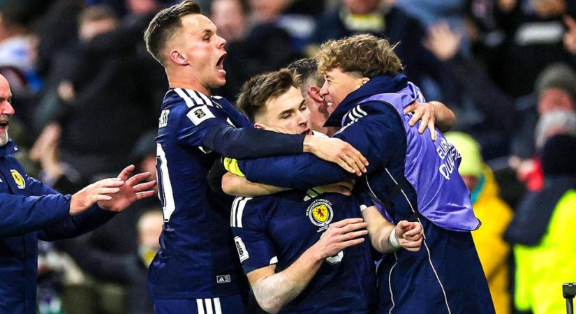 Vb-selejtezők: Szédületes skót kijutás 28 év után, Ausztria is csoportelső, teljes a playoff mezőnye - videók