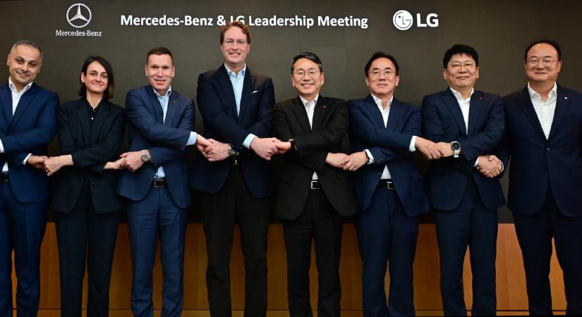 Szorosabbra fűzi együttműködését az LG és a Mercedes-Benz