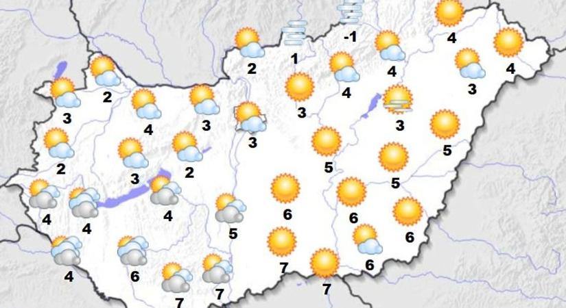Kora télies idő érkezik a hét közepére