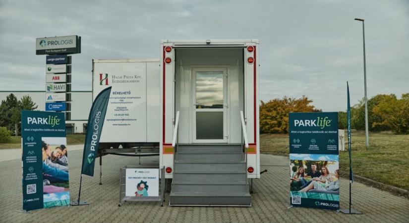 Közel 100 ember egészségügyi szűrését végezték el egy nap alatt a Prologis parkjában