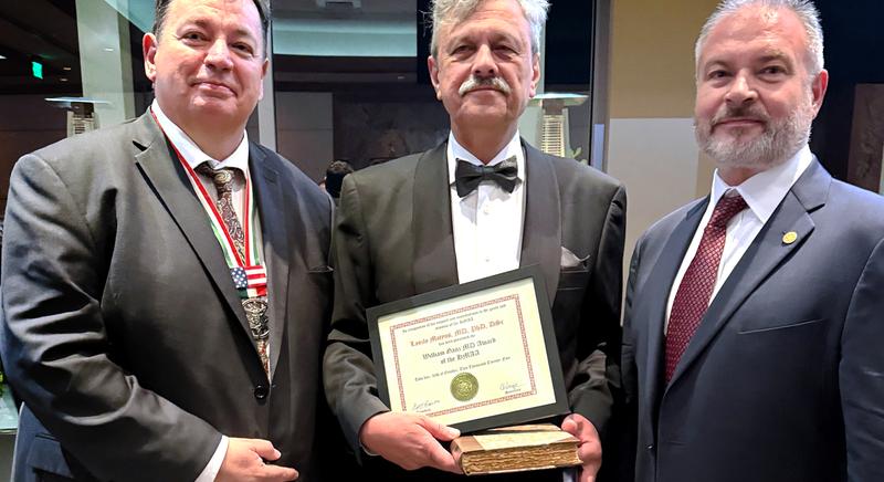 Mátyus László kapta az Amerikai Magyar Orvosszövetség díját