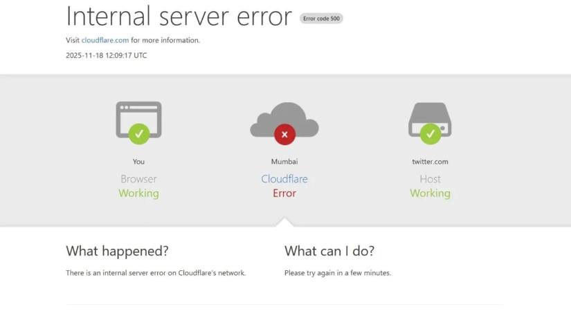 Egyetlen szolgáltató hibája miatt lehalt a fél internet
