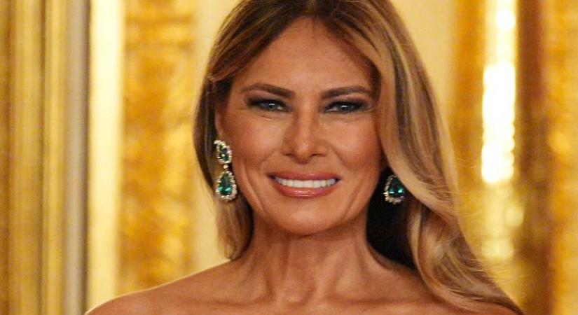 Melania Trump smaragdzöld estélyiben ragyogott a Fehér Házban: így fogadta Szaúd-Arábia koronahercegét