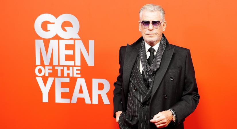 Pierce Brosnan és fia, Dylan a GQ Men Of The Year 2025 díjátadón – nincs sármosabb apa-fia páros!
