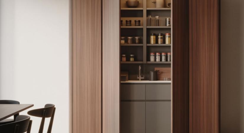 Szekrénybe zárt modern konyha – ezért imádják a tervezők 2026-ban
