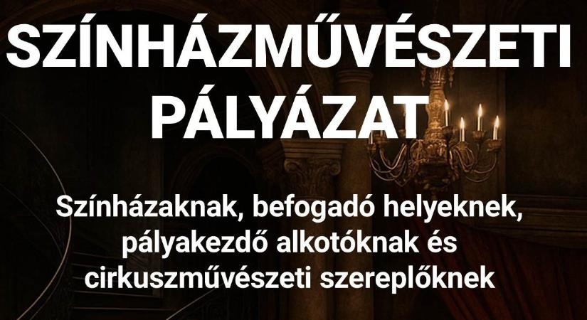Színházművészeti pályázatokat hirdetett meg az NKA