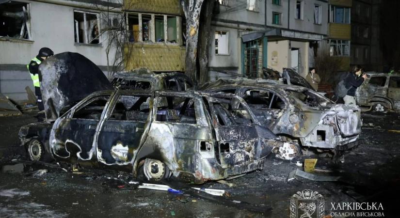 Dróntámadás érte Harkivot, 46 civil sérült meg, köztük gyerekek is