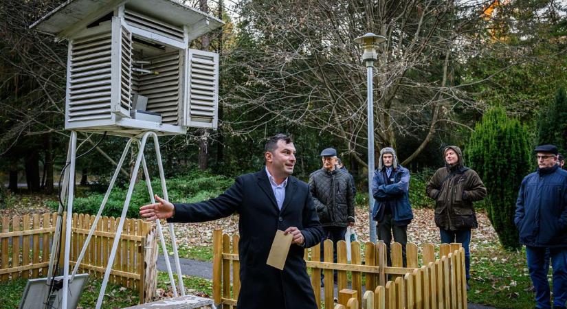 A Soproni Egyetem Botanikus kertjében 100 éve rögzítik az időjárás alakulását