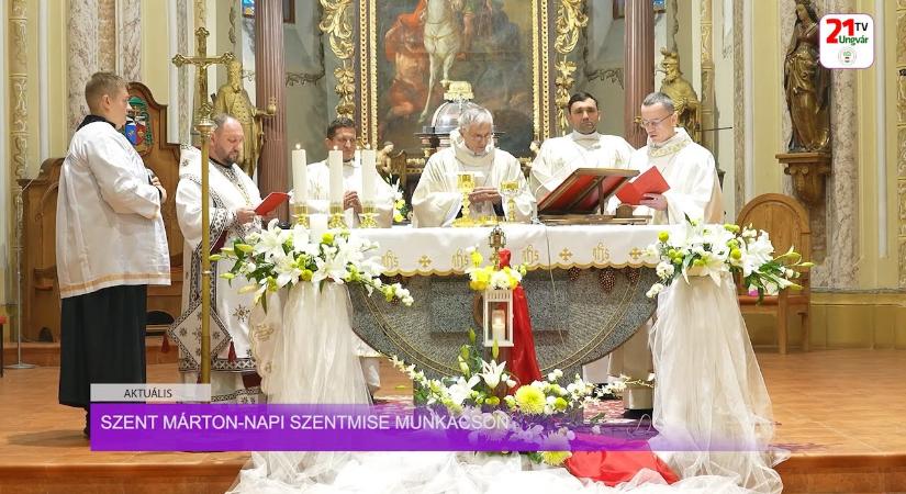 Aktuális (2025.11.19) Szent Márton-napi szentmise Munkácson (videó)