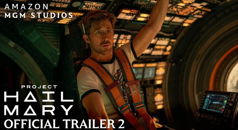 Friss traileren Ryan Gosling j sci-fije, a Project Hail Mary