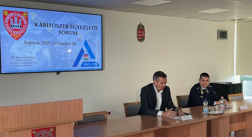 Sopronban tartottak fórumot a kábítószerhelyzetről