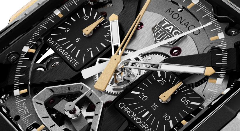 Versenyautó a csuklódon a TAG Heuer titán kronográfja