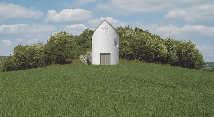 Kápolna Pécselyen - A CZITA Építésziroda II. helyezett pályaműve