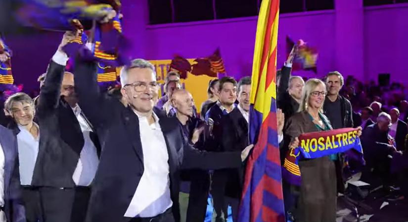 Az FC Barcelona elnökjelöltje elárulta, melyik játékost hívja azonnal, ha leváltja Laportát