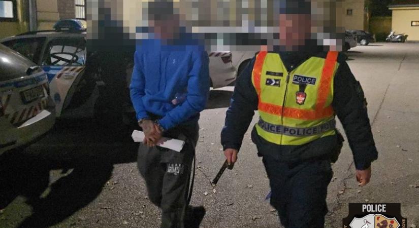 Unokázós páros rendőrkézen