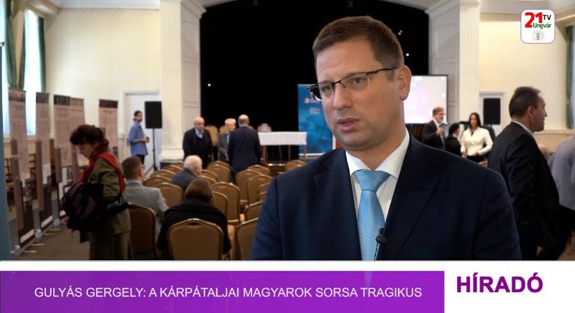Gulyás Gergely: a kárpátaljai magyarok sorsa tragikus (videó)