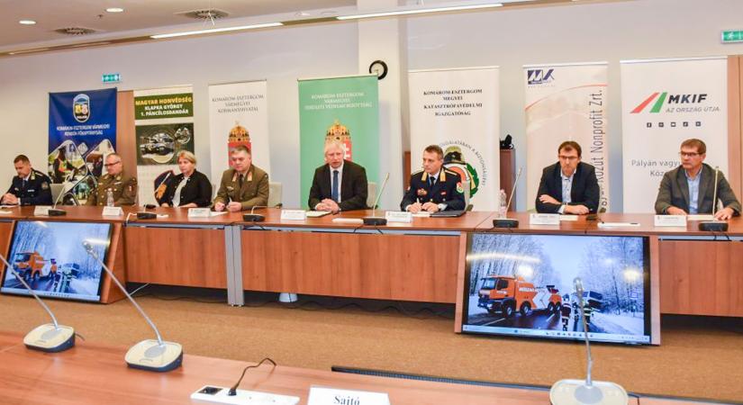 Komárom-Esztergom felkészült a rendkívüli téli időjárásra