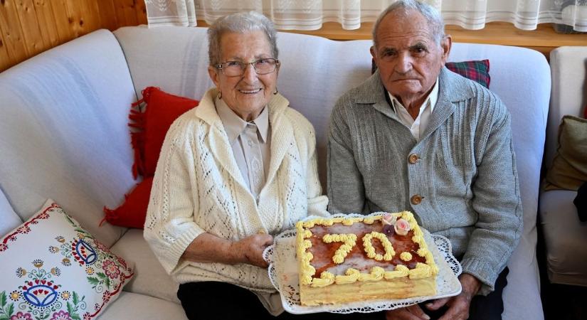 Hetvenedik házassági évfordulót ünnepelt a Bátori házaspár - 1955-ben mondták ki a boldogító igent - fotók