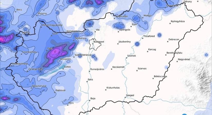 Ezt mutatja az előrejelzés: pénteken tényleg megérkezhet az első hó Vasban is